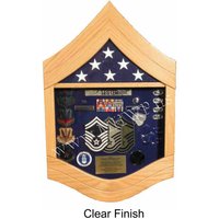 Luftwaffe | E8 Senior Master Sergeant Schattenbox - 3x5 Flagge von Recognitions