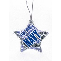 Navy Glas Stern Ornament Navy Glas Stern Ornament von Recognitions