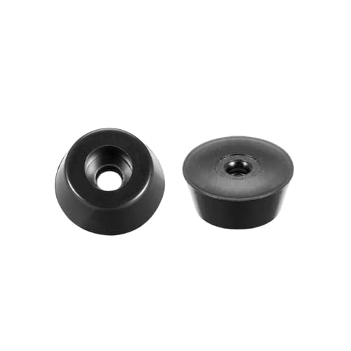 Recogwood 20 runde Gummifüße, D18 x 15 x H8 mm, rutschfeste Möbelfüße, Gummi-Pads, Protektoren für Schrank, Schreibtischtische, Couches, Stühle von Recogwood