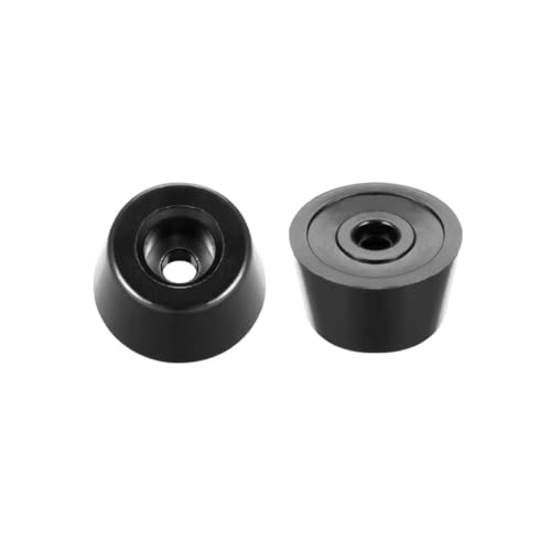 Recogwood Runde Gummifüße, D21 x 17 x H11 mm, rutschfeste Möbelfüße, Gummi-Pads, Protektoren für Schrank, Schreibtisch, Couch, Stuhl, 12 Stück, D21x17xH11mm von Recogwood