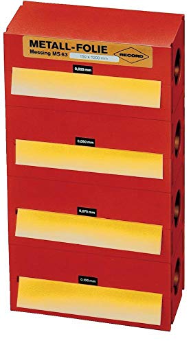FORMAT Metallfolien-Sortiment 150x1200mm Messing Record FORMAT Metallfolien-Sortiment 150x1200mm Messing Record von FORMAT