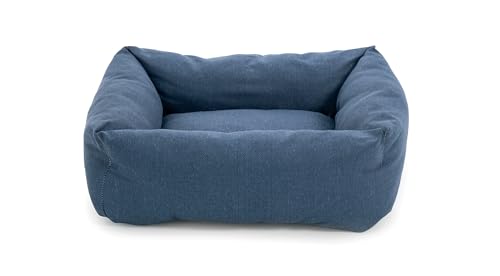Record - Hunde- und Katzenbett Mono aus Baumwolle, Farbe: Blau, 50 x 35 x 15 cm, gepolstert, schnell trocknend, weich und gemütlich, rechteckiges Kissen für Hunde und Katzen. Record - Hunde- und Katzenbett Mono aus Baumwolle, Farbe: Blau, 50 x 35 x 15 cm, gepolstert, schnell trocknend, weich und gemütlich, rechteckiges Kissen für Hunde und Katzen. von Record