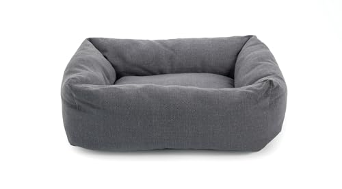 Record - Hunde- und Katzenbett Mono aus Baumwolle, grau, 70 x 50 x 17 cm, gepolstert, schnell trocknend, weich und gemütlich, rechteckiges Kissen für Hunde und Katzen. Record - Hunde- und Katzenbett Mono aus Baumwolle, grau, 70 x 50 x 17 cm, gepolstert, schnell trocknend, weich und gemütlich, rechteckiges Kissen für Hunde und Katzen. von Record