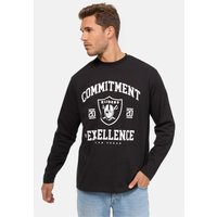 Recovered Sweatshirt "NFL Raiders Commitment To Excellence Relaxed", im lockeren Schnitt von Recovered