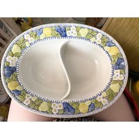 Vintage Metlox Poppytrail Florenz Geteilte Gemüseschale von RecraftedFinds
