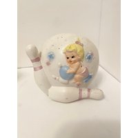 Vintage Napco Baby Bowling Kinderzimmer Übertopf von RecraftedFinds