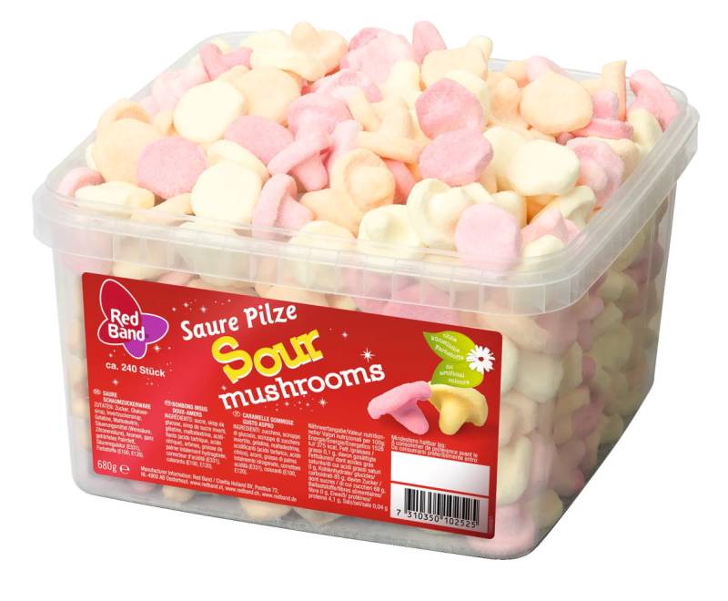 Red Band Fruchtgummi Saure Pilze 680 g von Red Band