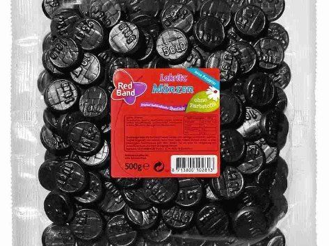 Red Band Lakritz Münzen 500 g von Red Band
