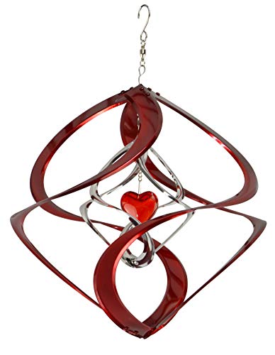 Red Carpet Studios 31066 Double Cosmix Windspiel Helix Red Heart von Red Carpet Studios