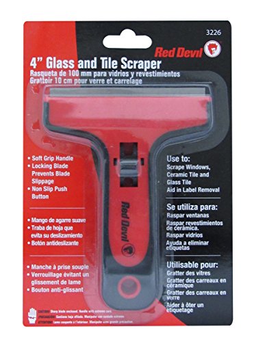 Red Devil 3226 Premium Glas- und Fliesenschaber 10,2 cm von Red Devil