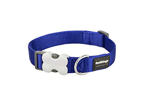 Red Dingo einfaches Hundehalsband (S) (Dunkelblau) Red Dingo einfaches Hundehalsband (S) (Dunkelblau) von Red Dingo