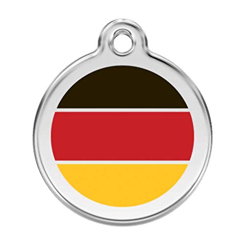 RedDingo Tiermarke aus Emaille, klein, "Deutschland" von Red Dingo
