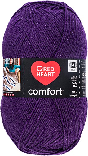 RED HEART Komfort-Garn, violett, schimmernd von Red Heart