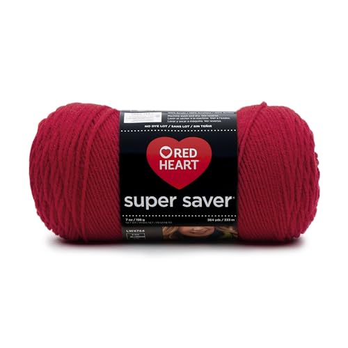 Red Heart Garn-Modell Super Saver. Feststoffe Massiv: Kirschrot Red Heart Garn-Modell Super Saver. Feststoffe Massiv: Kirschrot von Red Heart