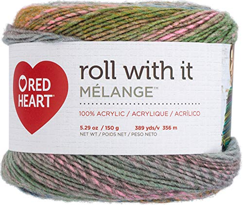 Red Heart Roll with it Melange Green Room von Red Heart