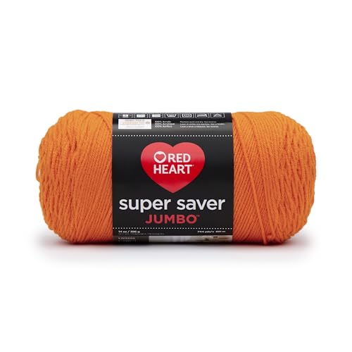 Red Heart Super Saver Jumbo E302C, Pumpkin, Acryl, kürbis, 0.1 x 0.1 x 0.1 cm, 2043 von Red Heart