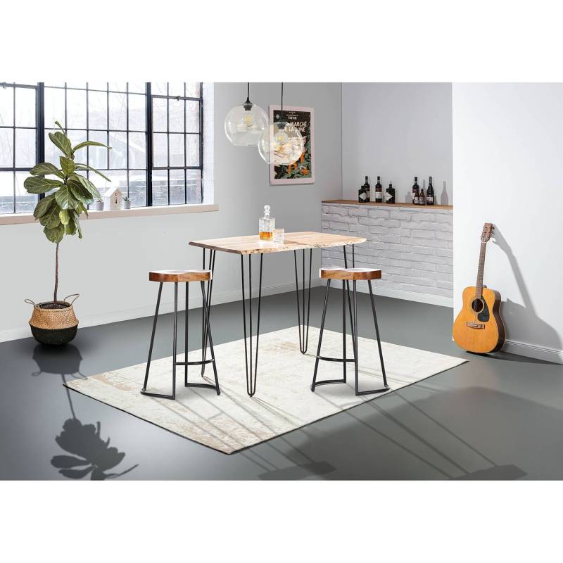 home24 Barhocker Privas (2er-Set) 51 x 76 x 45cm von home24