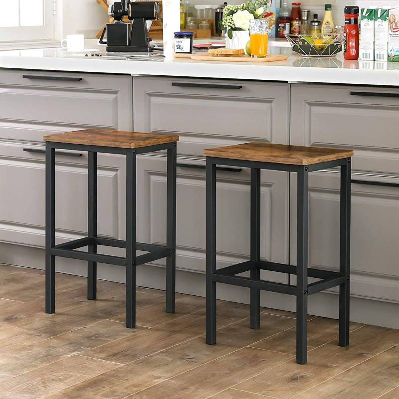 home24 Barhocker Proisy (2er-Set) 40 x 65 x 30cm von home24