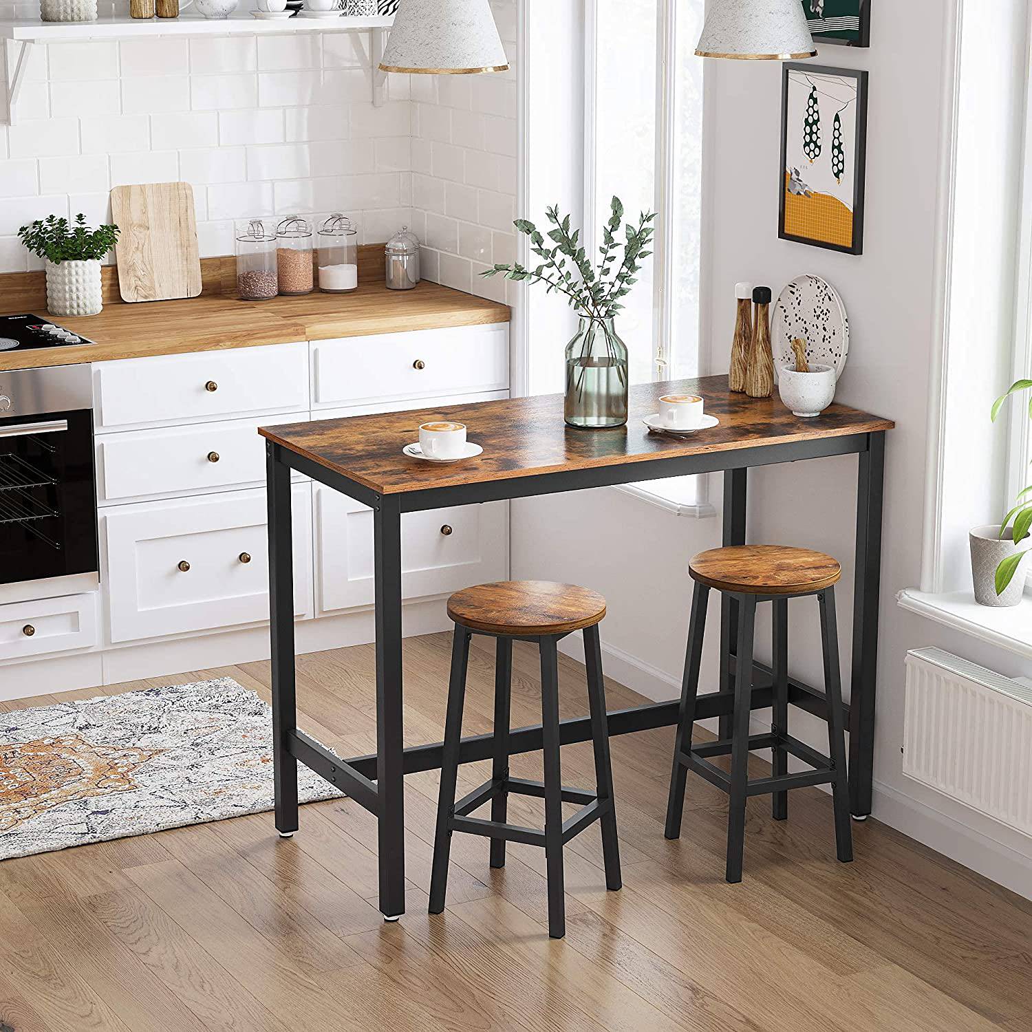 home24 Barhocker Savar (2er-Set) 32 x 65 x 32cm von home24
