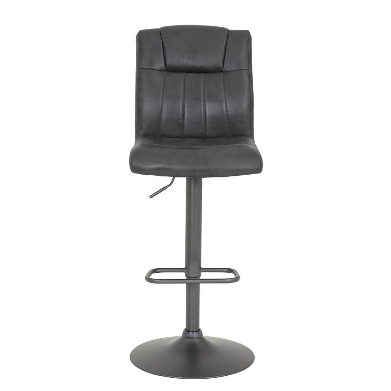 home24 Barstuhl Viimsi (2er-Set) 45 x 102 x 60cm Anthrazit von home24