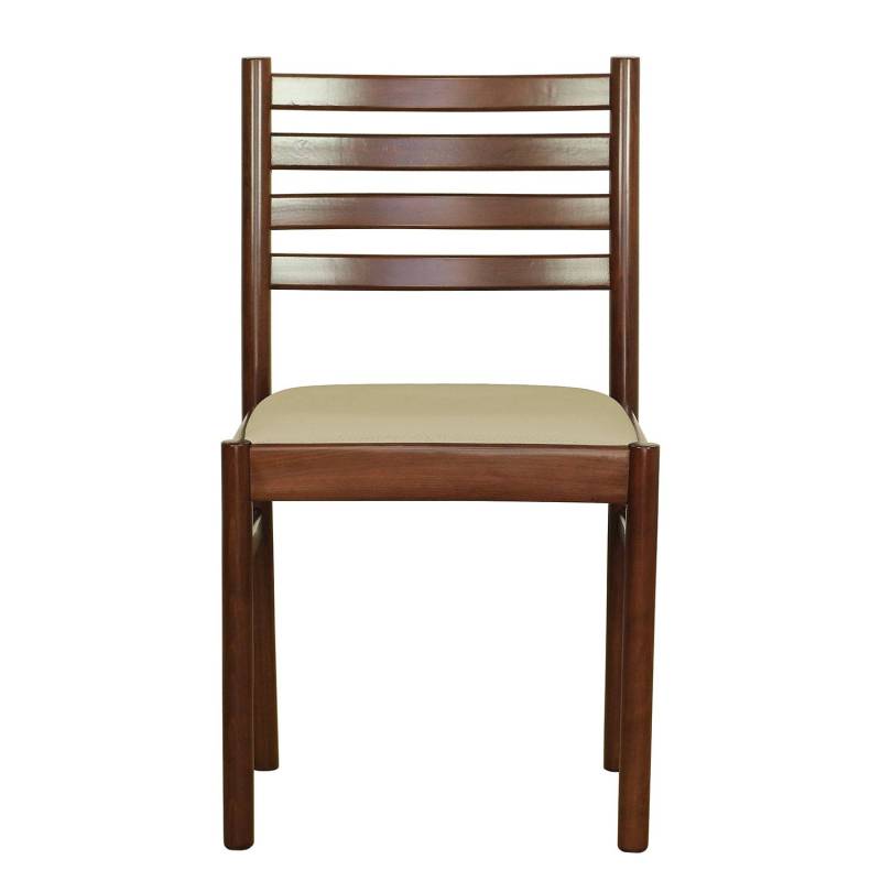 home24 Esszimmerstuhl Borrado 2er-Set 47 x 82 x 48cm Beige/Beige von home24