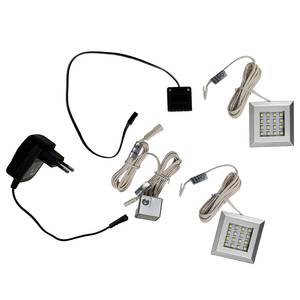 home24 LED-Spot I 2er-Set 4 x 2 x 0cm Schwarz von home24