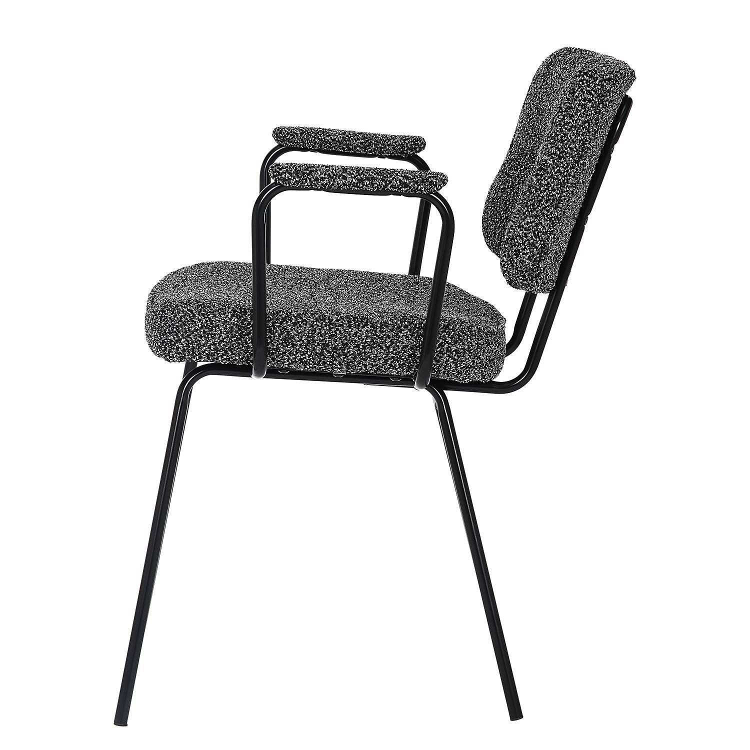 home24 Polsterstuhl Ukoli 2er-Set 58 x 80 x 60cm Schwarz/Weiß home24 Polsterstuhl Ukoli 2er-Set 58 x 80 x 60cm Schwarz/Weiß von home24