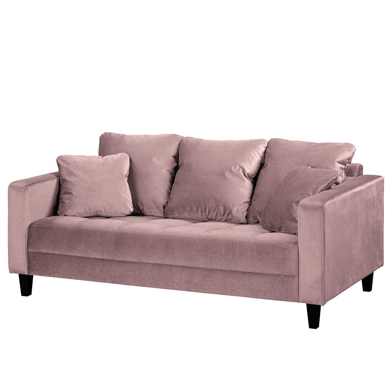 Red Living Sofa Elnora 2-Sitzer Mauve Samt 178x85x90 cm von Red Living