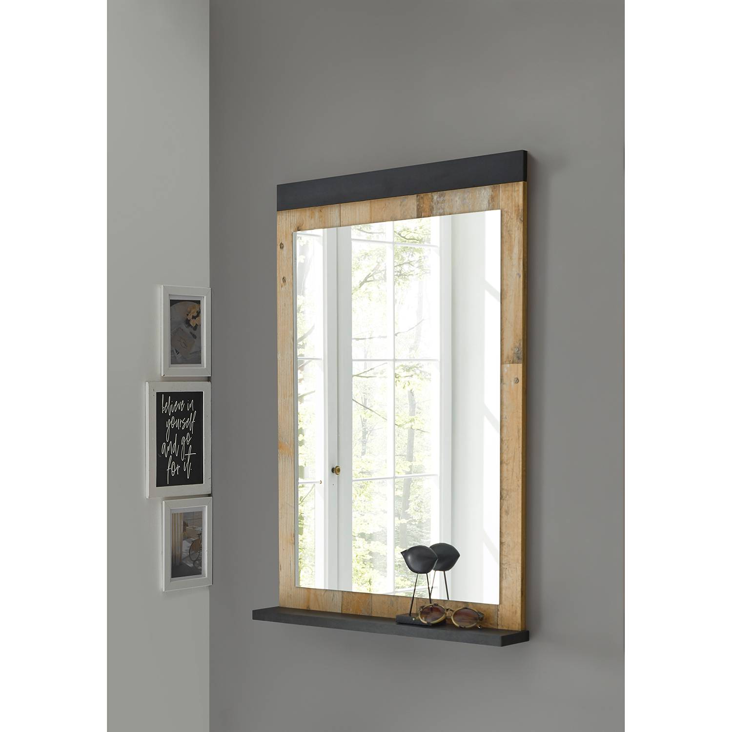 home24 Spiegel I 66 x 95 x 10cm Braun/Eiche Dekor Spanplatte, beschichtet 66 x 95 x 10cm home24 Spiegel I 66 x 95 x 10cm Braun/Eiche Dekor Spanplatte, beschichtet 66 x 95 x 10cm von home24