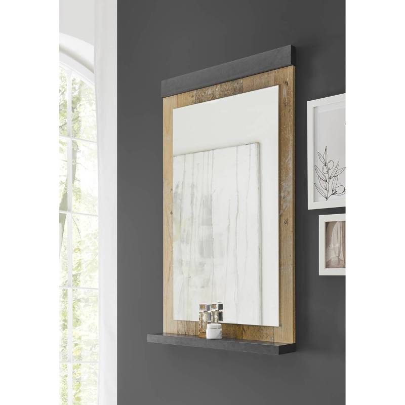 home24 Spiegel II 56 x 95 x 10cm Braun/Eiche Dekor Spanplatte, beschichtet 56 x 95 x 10cm von home24