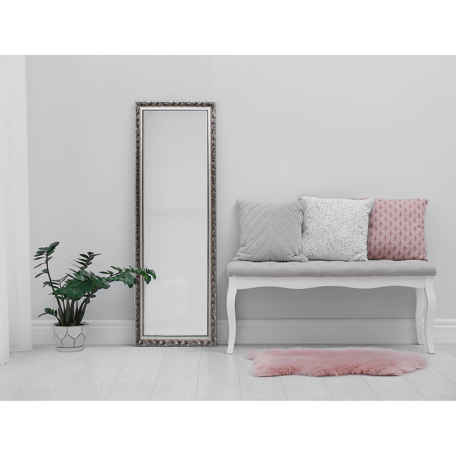 home24 Spiegel Tamba II 50 x 150 x 4cm Silber/Silber Rahmen: Massivholz Eukalyptus, lackiert 50 x 150 x 4cm home24 Spiegel Tamba II 50 x 150 x 4cm Silber/Silber Rahmen: Massivholz Eukalyptus, lackiert 50 x 150 x 4cm von home24