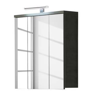 home24 Spiegelschrank I 69 x 68 x 20cm Grau/Beton Dunkel Dekor von home24
