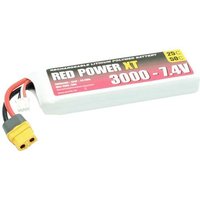 Red Power Modellbau-Akkupack (LiPo) 7.4V 3000 mAh Softcase XT60 von Red Power