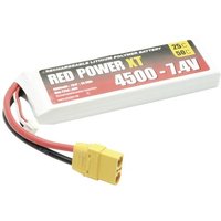 Red Power Modellbau-Akkupack (LiPo) 7.4V 4500 mAh 25 C Softcase XT90 von Red Power