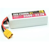 Red Power Modellbau-Akkupack (LiPo) 22.2V 3500 mAh Softcase XT90 von Red Power