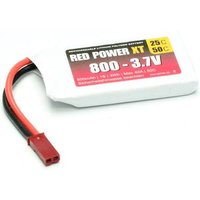Red Power Modellbau-Akkupack (LiPo) 3.7V 800 mAh 25 C Softcase JST, BEC von Red Power