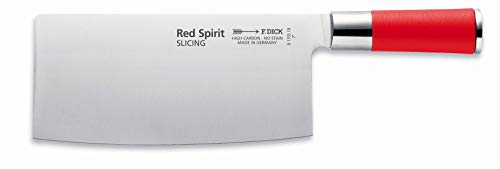 F. DICK Chinesisches Kochmesser, Red Spirit (Messer mit Klinge 18 cm, X55CrMo14 Stahl, nichtrostend, 56° HRC) 81705182 von F. DICK