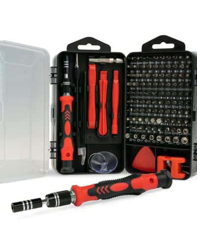 Red Tools Feinmechanik Bit-Set mit Schraubendreher, Präzisionsbits & Demontage-Zubehör - Reparatur-Set für Smartphone, Laptop, Computer - 119 Teile von Red Tools