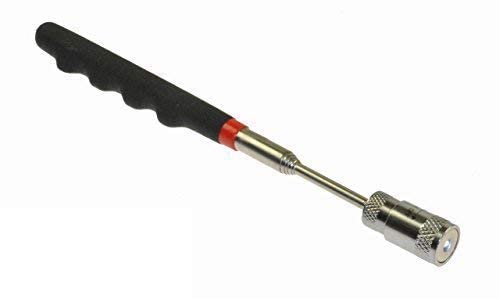 Red Tools Magnetgreifer mit LED – Teleskopierbarer Magnetstab 19,5–80 cm – Neodym-Magnet mit 3,2 kg Zugkraft – Inkl. Batterien – Werkzeug für Werkstatt, Auto & schwer zugängliche Stellen von Red Tools