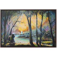 Gone But Not Filled Horizontal Gerahmte Premium Gallery Wrap Leinwand von RedBirdSmithArt