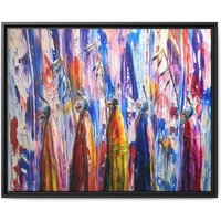 Unity 30x24 Horizontal Gerahmte Premium Galerie-Verpackungs-Leinwand von RedBirdSmithArt