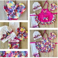 Auf Bestellung Mädchen Benutzerdefinierte Schürze Kind Schmetterling Personalisierte Kleine Personalisierte Geburtstagsgeschenk Rosa Lila von RedBobbinDesigns