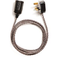 Gedrehte Stoff Flexkabel Plug in Pendellampe Leuchte Mit Ein/Aus Inline Schalter & Bronze E27 Lampenfassung von RedDovelighting