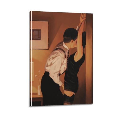 RedMush Jack Vettriano Kunstposter (8) Leinwand-Poster, Wandkunst, Dekordruck, Bild Gemälde für Wohnzimmer, Schlafzimmer, Dekoration, Rahmen-Stil, 20 x 30 cm von RedMush