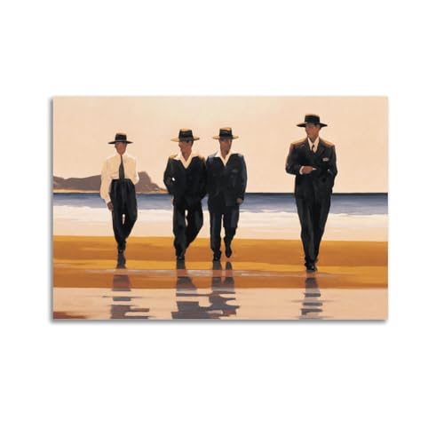 RedMush Jack Vettriano Poster (69) Leinwandposter, Wandkunst, Dekordruck, Bild Gemälde für Wohnzimmer, Schlafzimmer, Dekoration, ungerahmt, 60 x 90 cm von RedMush