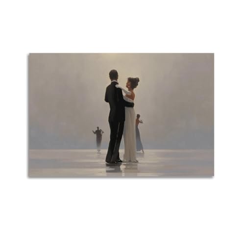 RedMush Jack Vettriano Poster (72) Leinwandposter, Wandkunst, Dekordruck, Bild Gemälde für Wohnzimmer, Schlafzimmer, Dekoration, ungerahmt, 60 x 90 cm von RedMush