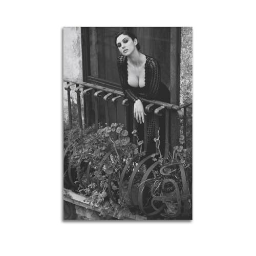 RedMush Monica Bellucci Poster (77) Leinwandposter, Schlafzimmer-Dekor, Sportlandschaft, Büro, Raumdekoration, Geschenk, ungerahmt, 30 x 45 cm von RedMush