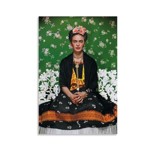 RedMush Poster "Frida Kahlo" (19), Leinwandposter, Wandkunst, Dekordruck, Bild, Gemälde für Wohnzimmer, Schlafzimmer, Dekoration, ungerahmt, 60 x 90 cm von RedMush