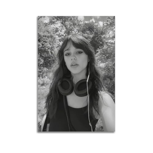 RedMush Poster "Schauspielerin Jenna Ortega", Leinwandposter, Wandkunst, Dekordruck, Bild Gemälde für Wohnzimmer, Schlafzimmer, Dekoration, ungerahmt, 20 x 30 cm von RedMush