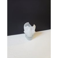 Shattered Glass Totenkopf Vase von RedShelfBoutique